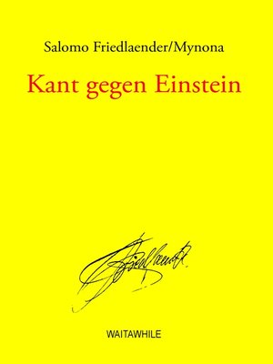 cover image of Kant gegen Einstein